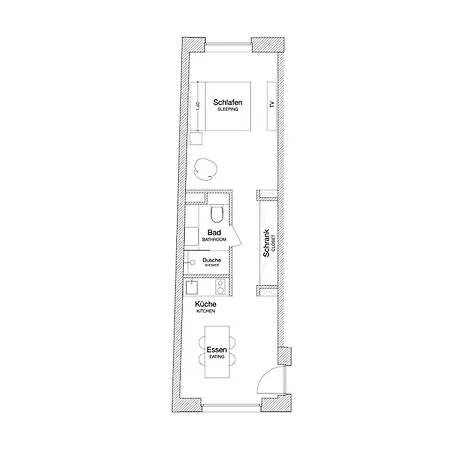 Ipartment Muelheim 公寓 科隆